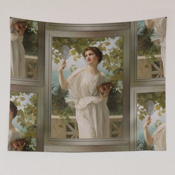 Item preview, Admiring Beauty by Guillaume Seignac Remastered Xzendor7 Classical Art Old Masters Reproductions designed and sold by Xzendor7 Digital Art Creations.