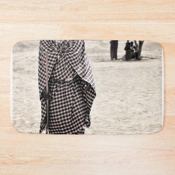 Item preview, Masai man and family designed and sold by nadine henley.