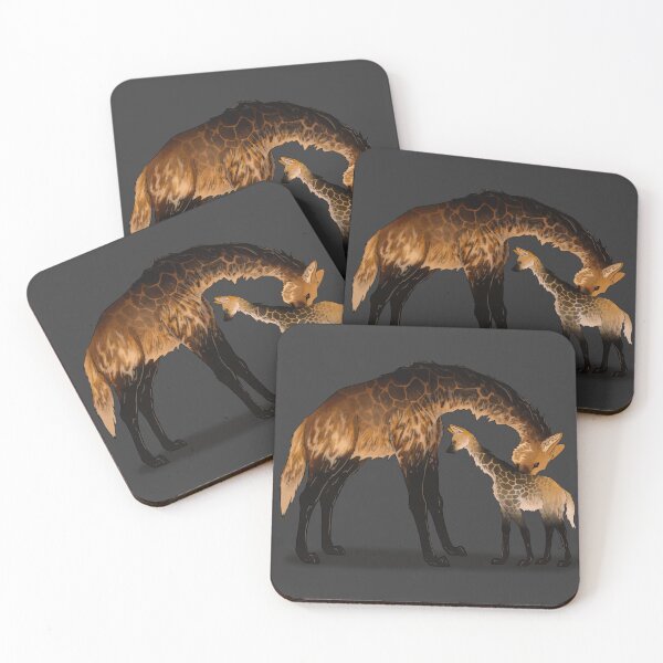Item preview, Maned Wolf + Reticulated Giraffe designed and sold by FoxtonBec.