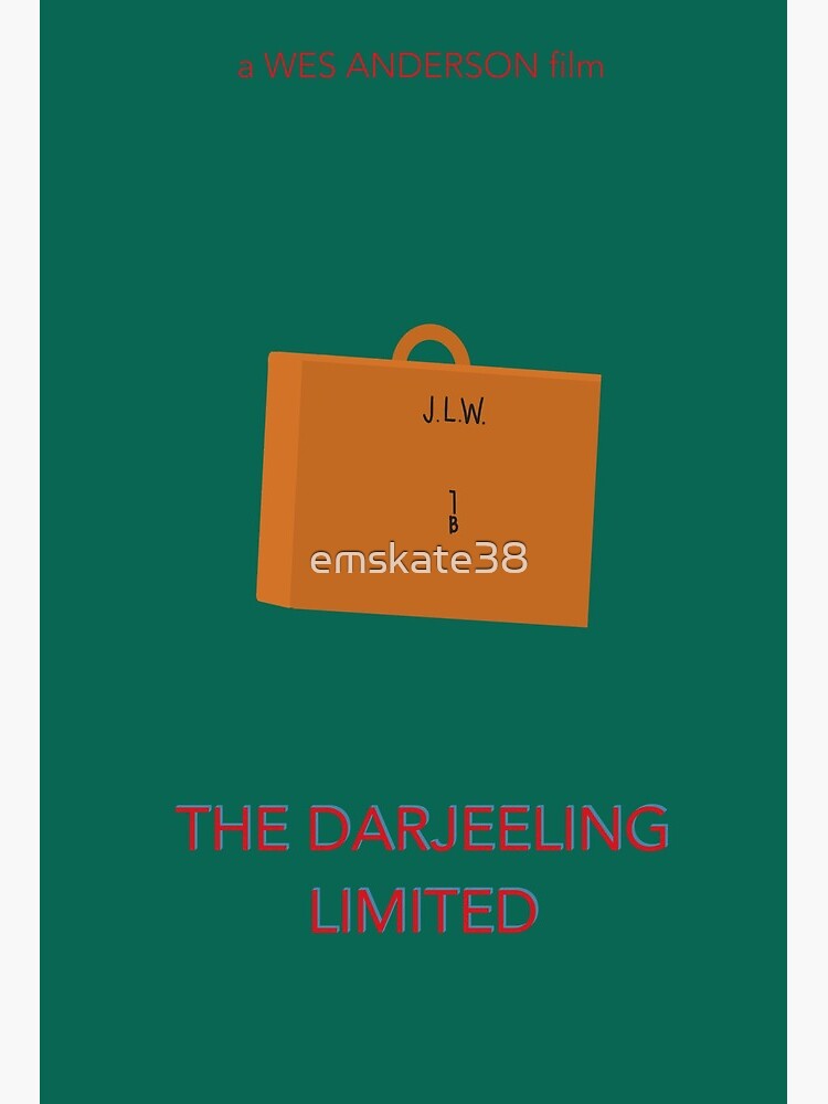 POSTER PRINT the Darjeeling Limited Wes Anderson Film 