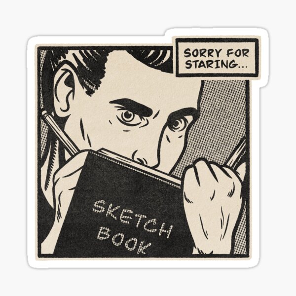 Sketchy Artist Sticker