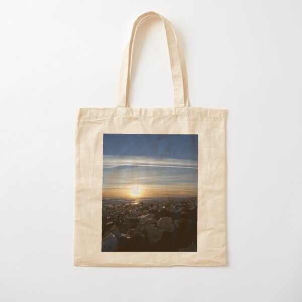Icy Sunset Cotton Tote Bag