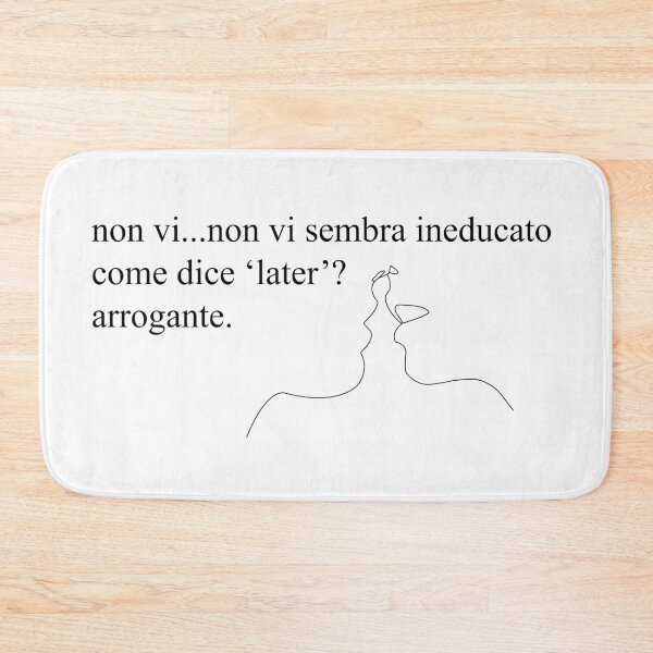 Item preview, CMBYN Italian Quote designed and sold by broadwaycantdie.