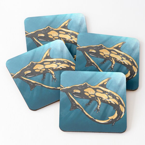 Item preview, Hammerhead Shark + Fire Salamander  designed and sold by FoxtonBec.