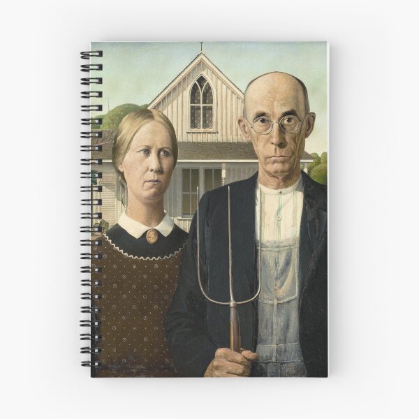 Item preview, Grant Wood - American Gothic designed and sold by javamartini.