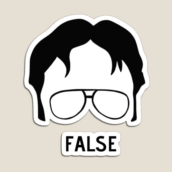Item preview, Dwight Schrute falsch designed and sold by officemoments.