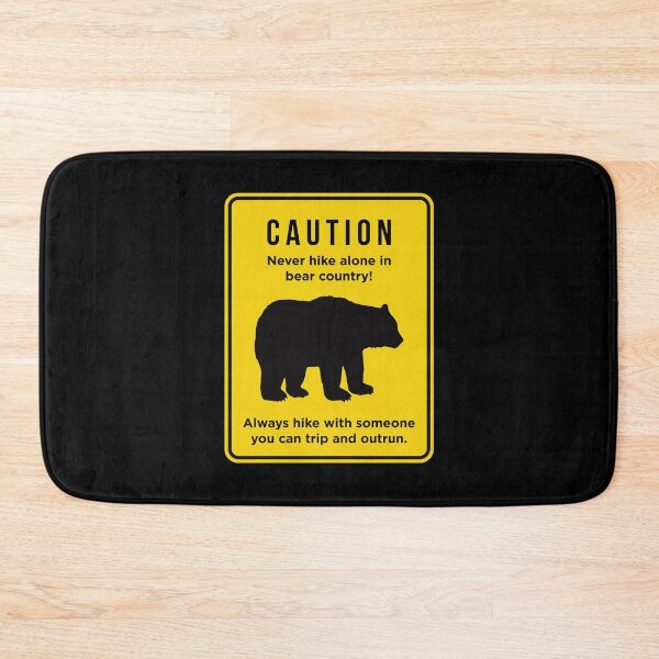 Item preview, Funny Don't Hike Alone in Bear Country graphic designed and sold by jakehughes2015.