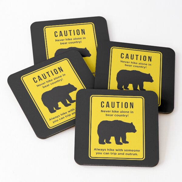Item preview, Funny Don't Hike Alone in Bear Country graphic designed and sold by jakehughes2015.
