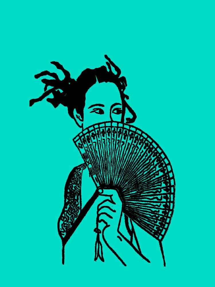 "Geisha Girl" (aqua) - phone by michellelee