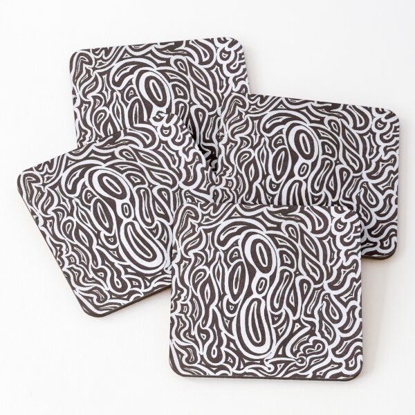 Item preview, Monochrome doodle designed and sold by Hazel Meades.