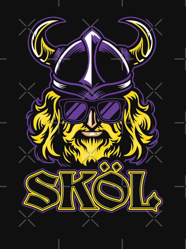 Skol Vikings Helmet Essential T-Shirt for Sale by originalnickb