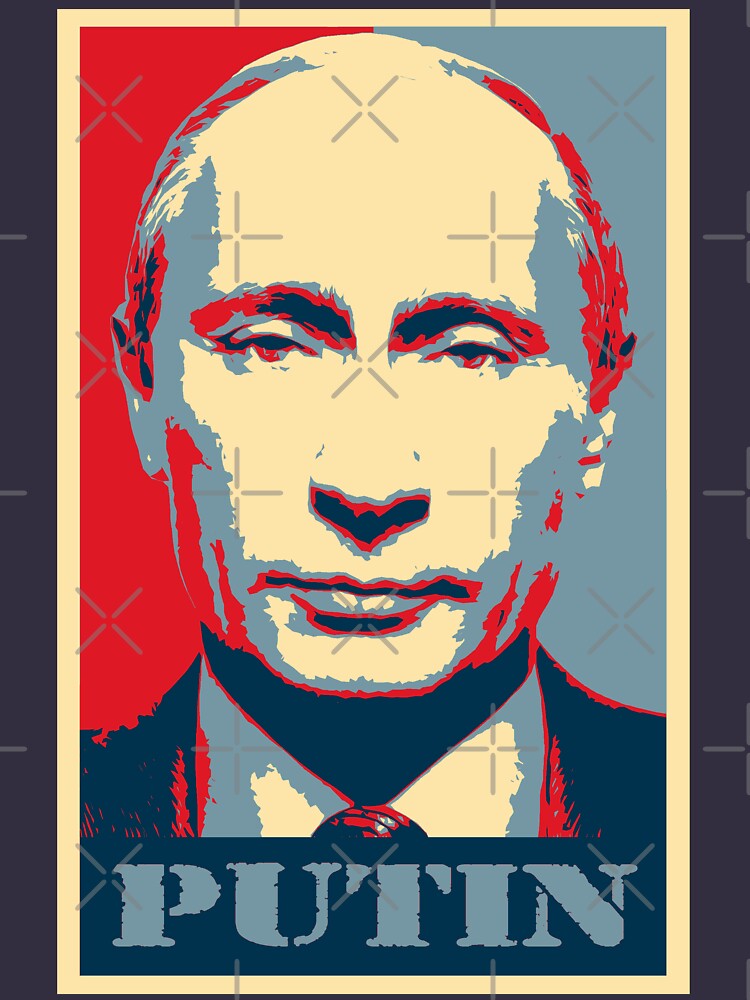 Vladimir Putin, obama poster by hottehue