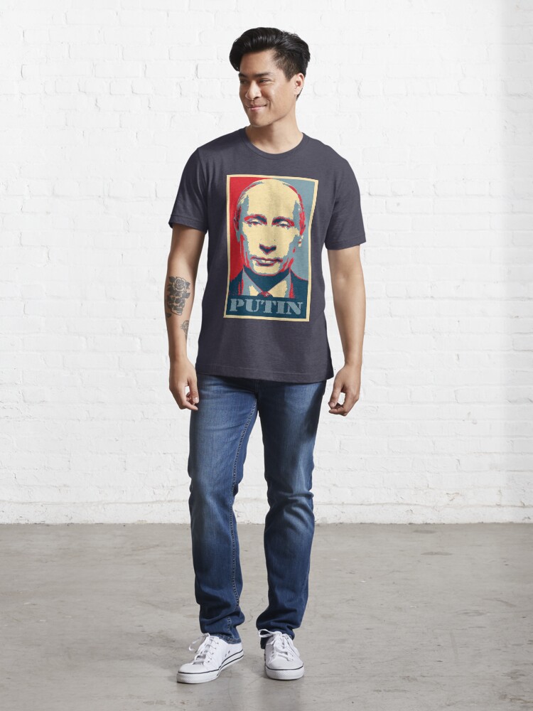 Alternate view of Vladimir Putin, obama poster Essential T-Shirt