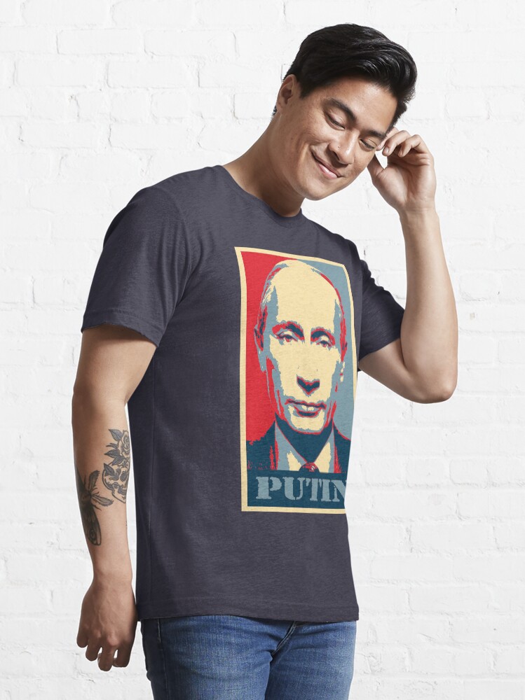 Alternate view of Vladimir Putin, obama poster Essential T-Shirt