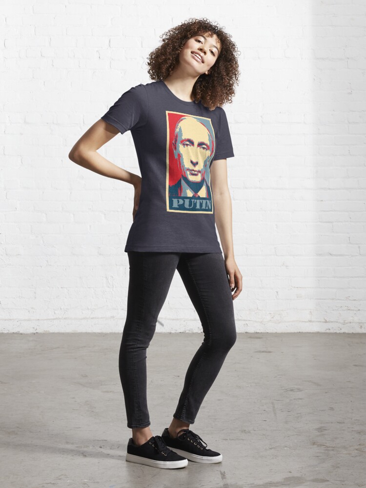 Alternate view of Vladimir Putin, obama poster Essential T-Shirt