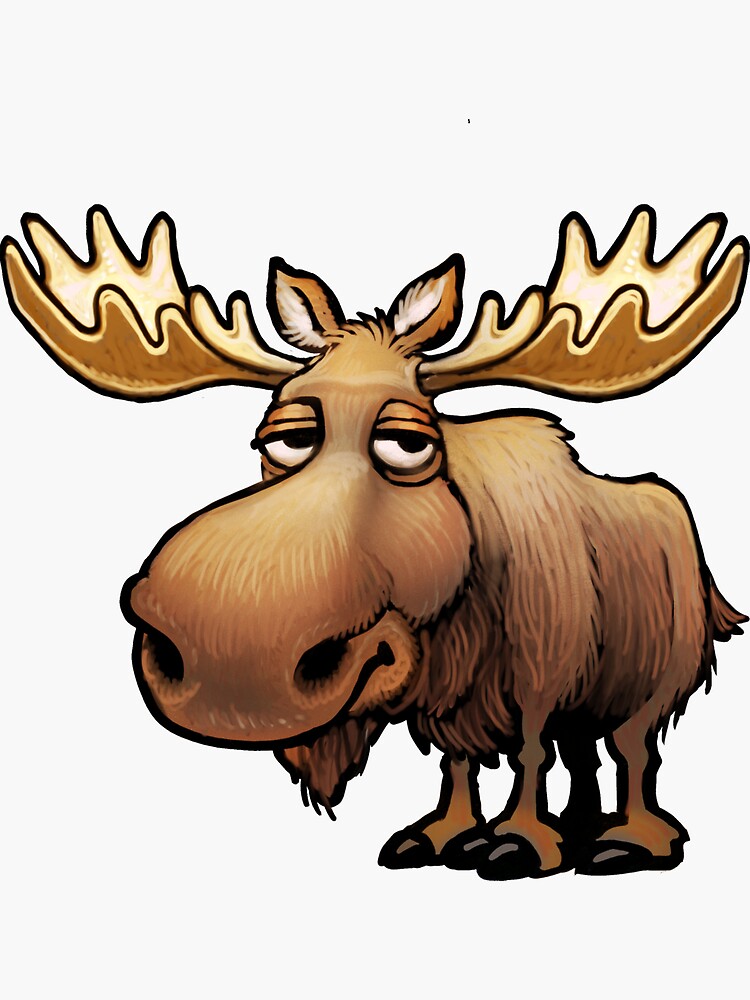 Cute Moose Cartoon Royalty Free Svg Cliparts Vectors - vrogue.co