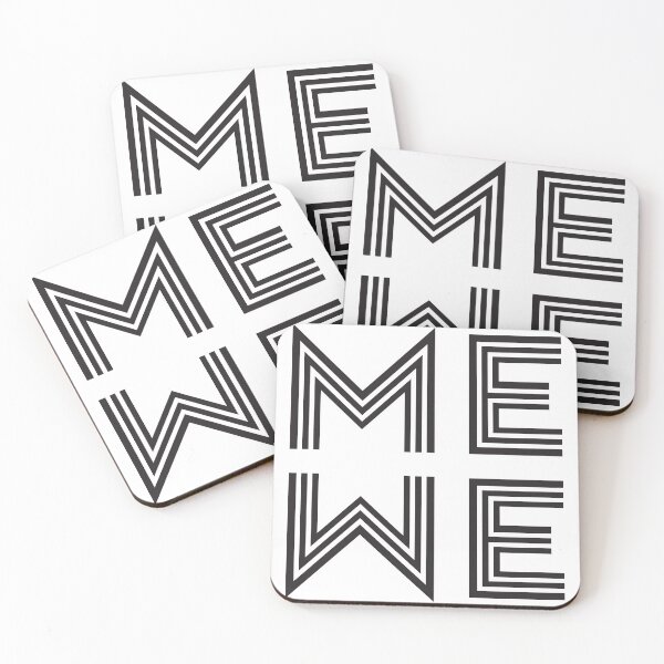 Item preview,  ME WE, togetherness, love, fun, romantic, friendship, rhyme designed and sold by Pascally.