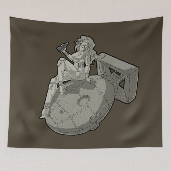 Item preview, Pin Up Robot - Vintage  designed and sold by Julia Zimmerman.