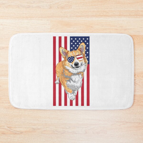 Item preview, Red Welsh Pembroke Corgi 4th of July designed and sold by EstelleStar.