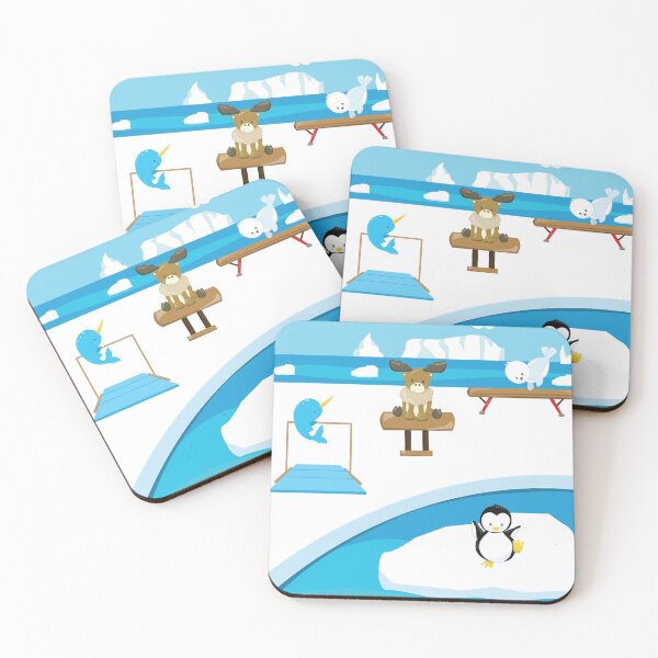 Item preview, Arctic Animals Love Gymnastics designed and sold by aprincessinsp.