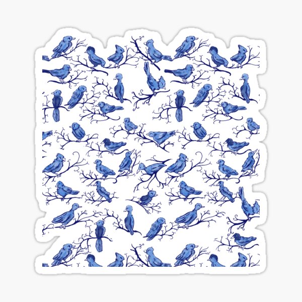 Item preview, Blue Bird Pattern designed and sold by T131ArtforHeart.