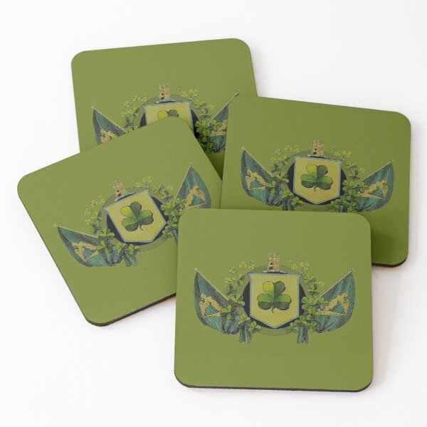 Item preview, Vintage St. Patrick's Day Artwork / Shamrock & Harp designed and sold by FuzzyHoney.