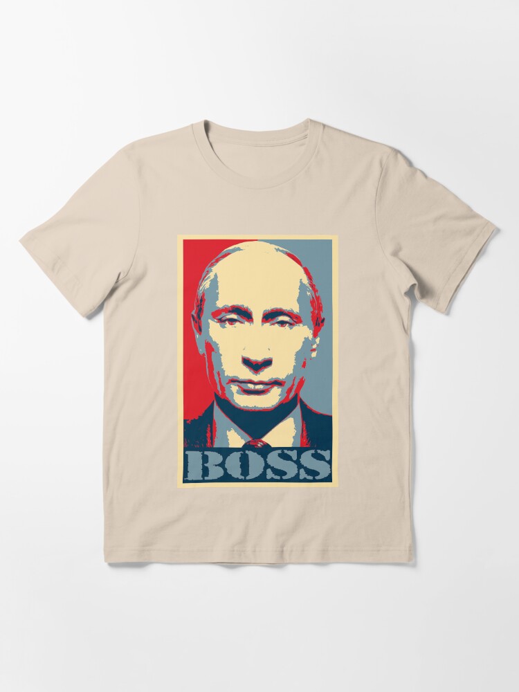 Alternate view of Vladimir Putin, obama poster, boss Essential T-Shirt