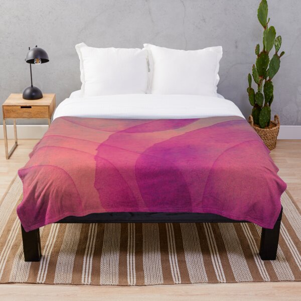 Item preview, Pink Circles Throw Blanket designed and sold by Gaggle.