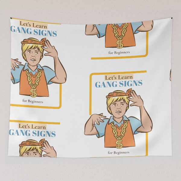 Item preview, Gang Sign Tutorial designed and sold by Personal Product Designers.