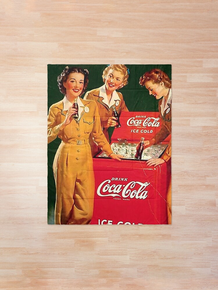 Alternate view of coca cola vintage Comforter