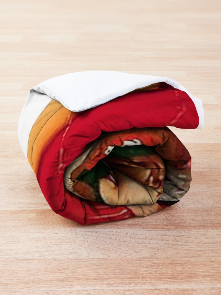Alternate view of coca cola vintage Comforter