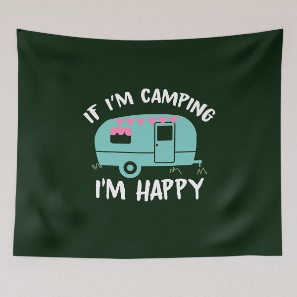 Item preview, Camping Happy designed and sold by Alchemytshirts.