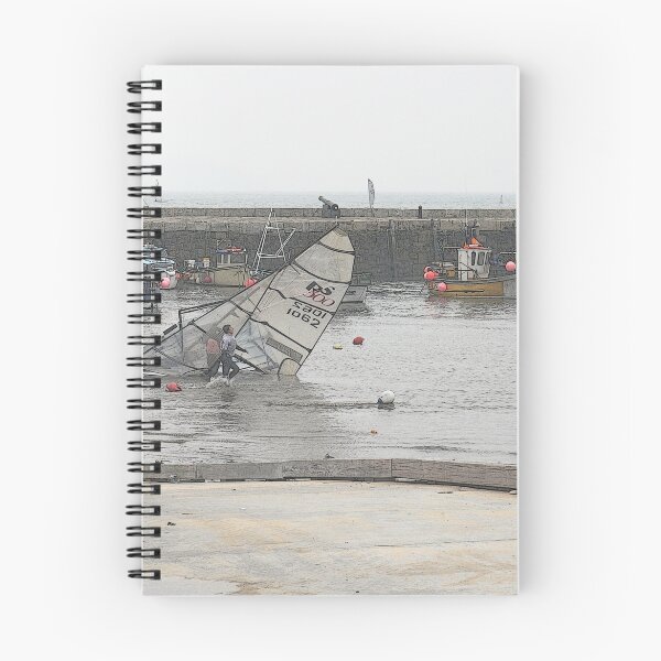Item preview, Oops, man overboard...Lyme Harbour, Dorset UK designed and sold by lynn carter.