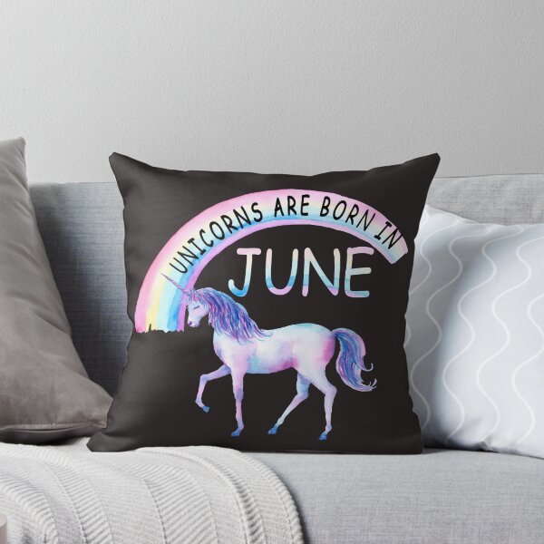 Item preview, Unicorns Are Born In June Cute Dreaming  Graphic Summer Gift T-shirt designed and sold by WelderSurgeon.