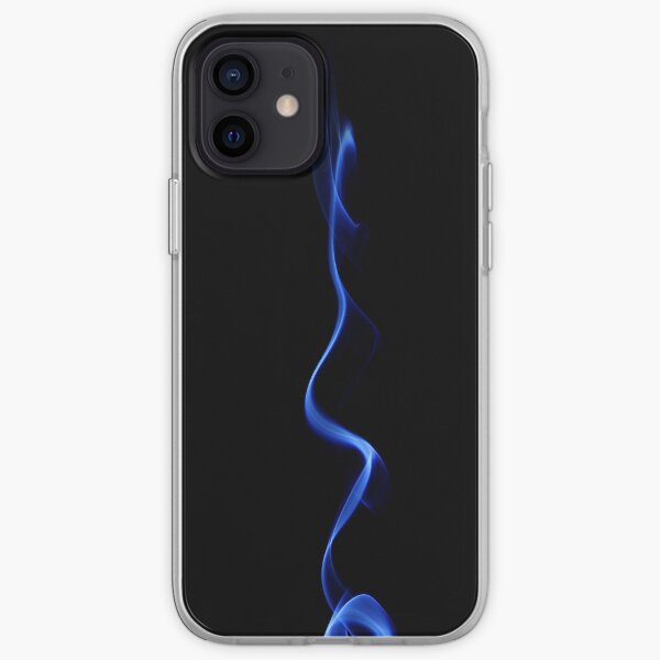 Blue smoke iPhone Soft Case