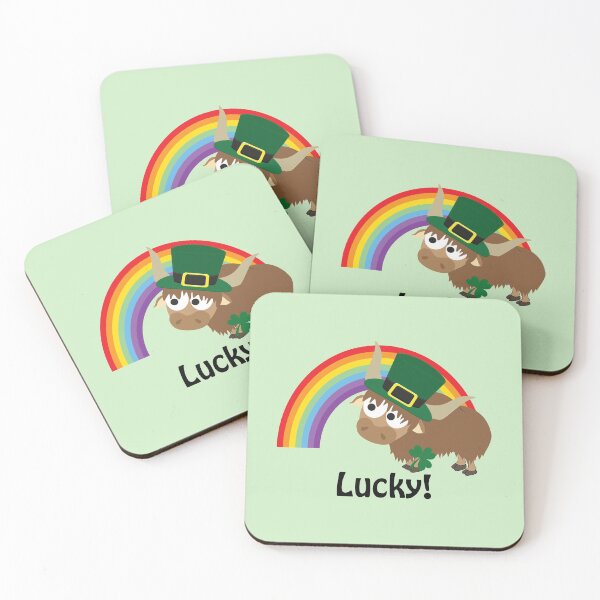 Item preview, Cute Lucky Leprechaun Yak designed and sold by Hedgie Designs.