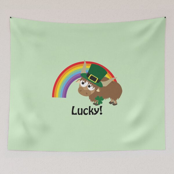 Item preview, Cute Lucky Leprechaun Yak designed and sold by Hedgie Designs.