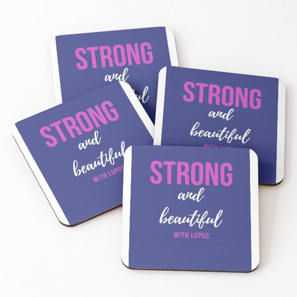 Item preview, STRONG AND BEAUTIFUL WITH LUPUS 2 - Lupus Awareness designed and sold by Pinnypin.