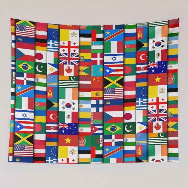 Item preview, 60 Flags of the Countries of the World, International Gift designed and sold by levsal.