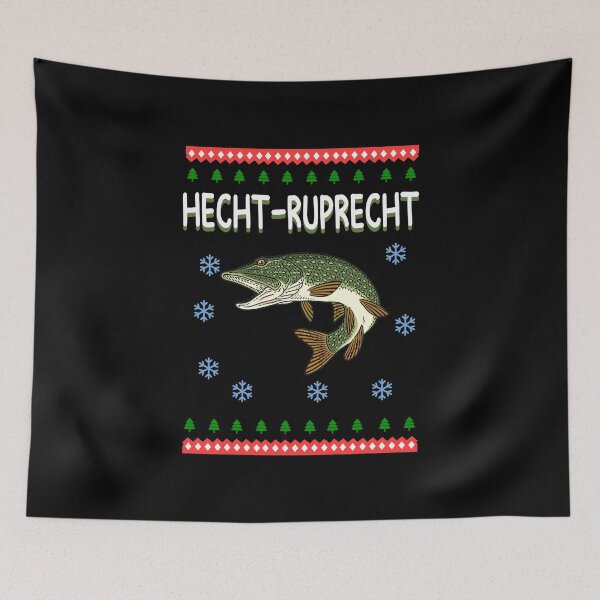 Item preview, Pike Ruprecht Christmas angler Esox gift designed and sold by redshirtz.
