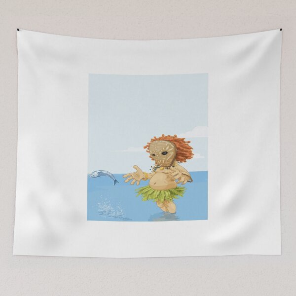 Item preview, Troglodyte catching fish  designed and sold by Arshiya-4.
