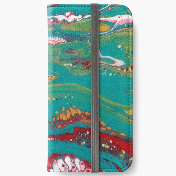 HERE THERE BE SEA MONSTERS iPhone Wallet