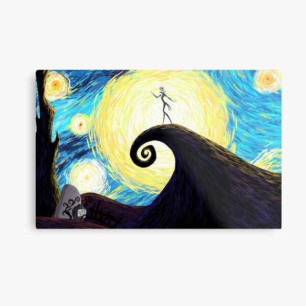 Starry Nightmare Metal Print