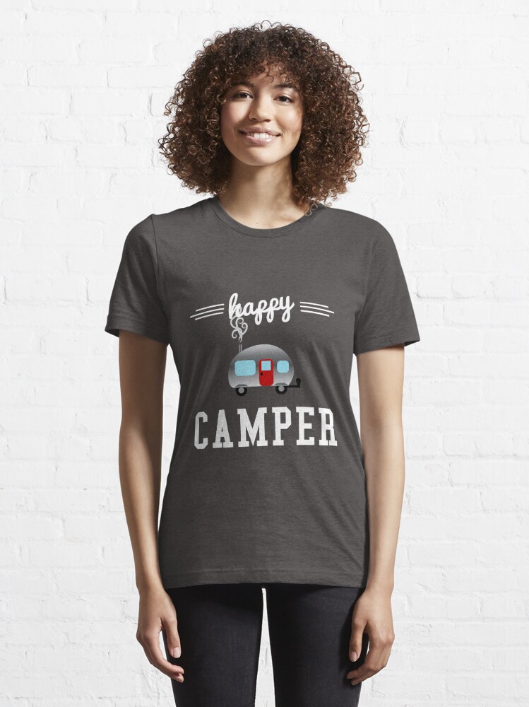 Disover Happy Camper Essential T-Shirt Camper lover