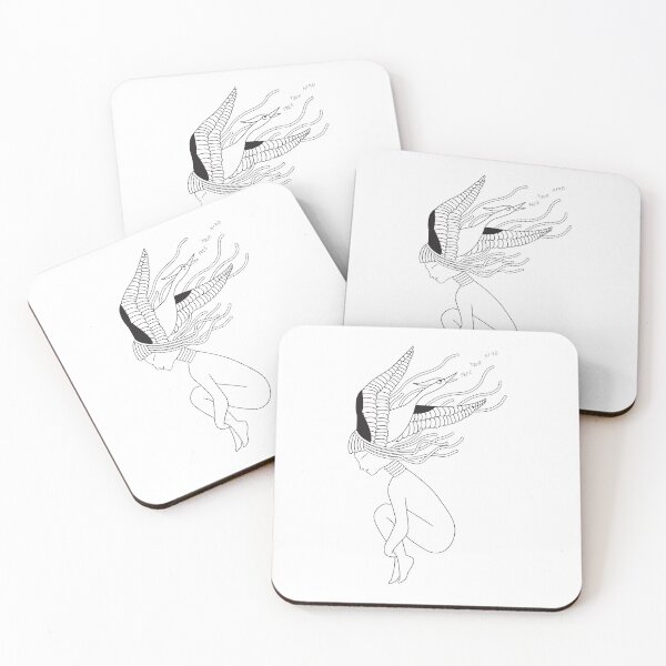 Item preview, Free Mind (Black Print) designed and sold by Mathildashop.