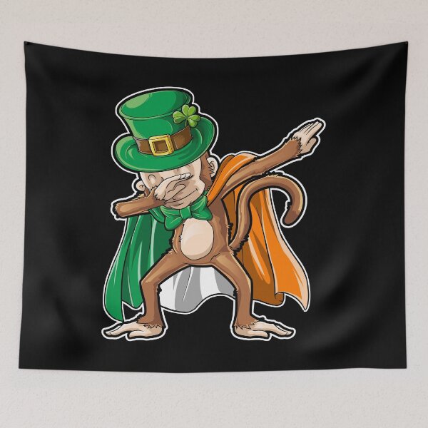 Item preview, Dabbing Monkey Leprechaun St Patricks Day T Shirt For Boys Girls Kids Men Women designed and sold by LiqueGifts.