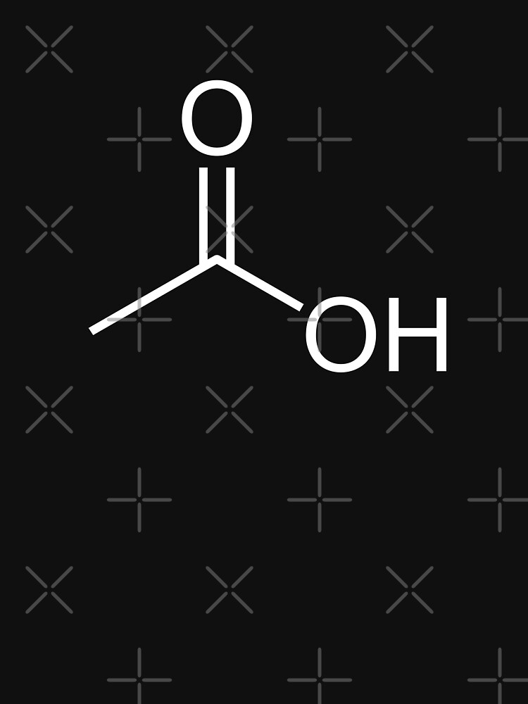 "Acetic Acid Ethanoic acid Vinegar C2H4O2 CH3COOH" Lightweight