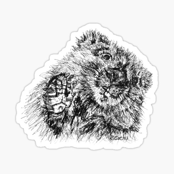 Willie the Wombat Sticker