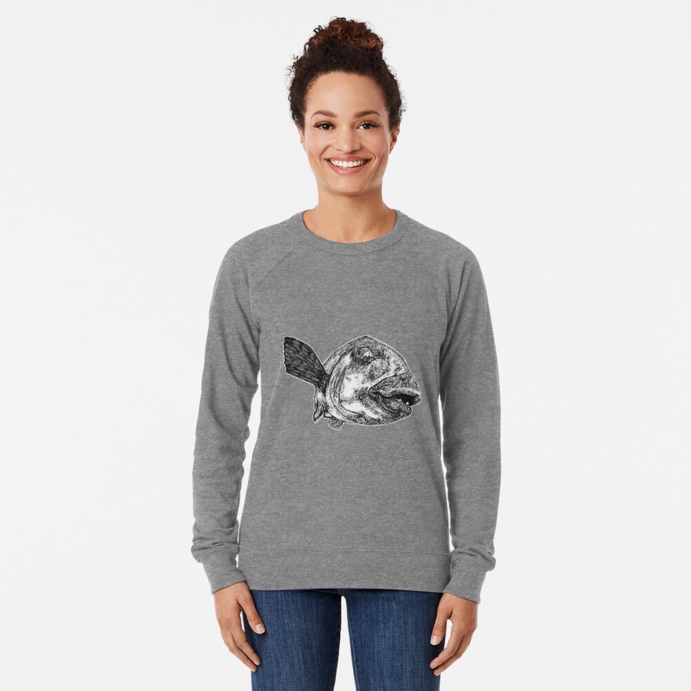 Buddy the Blue Groper Lightweight Sweatshirt