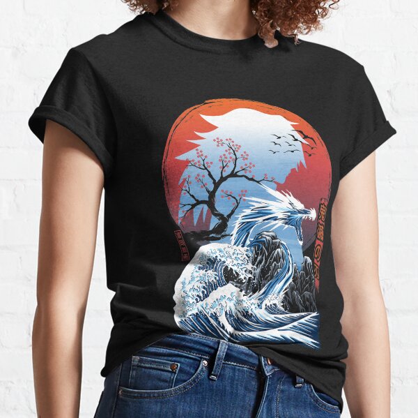 El gran dragón de agua Camiseta clásica